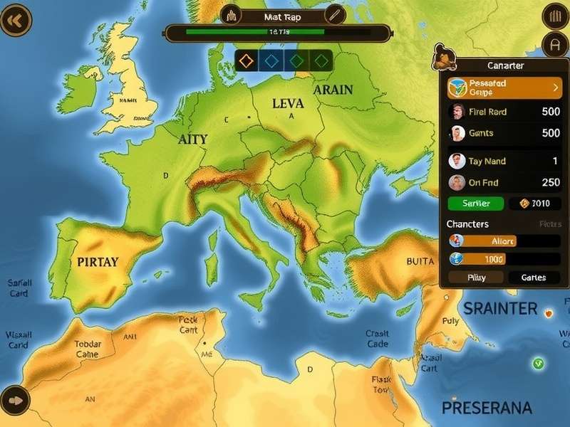 Caravan Challenge Trade Routes Map